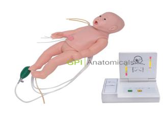 GPI/FT535全功能新生兒高級模擬人（護理、CPR、聽診、除顫起博、心電監護五合一）